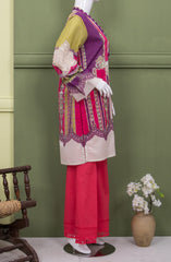 PRINTED V-NECK KURTI (6885295685806)