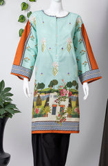 AQUAMARINE 1PC KURTI STITCHED