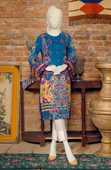 WOMEN CLASSIC TERRACOTTA PRINTED CAMBRIC 1PC UNSTITCHED