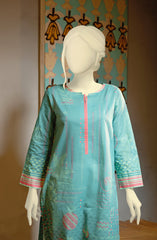 SUMMER'23 ROYAL PLAID STITCHED 1PC KURTI
