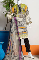 PRINTED PAISELY BAND COLLAR 3 PC STITCHED SUIT (6872522719406)