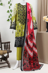 LIME ETHNIC 3PC SUIT STITCHED