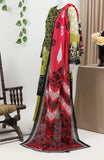 LIME ETHNIC 3PC SUIT STITCHED