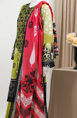 LIME ETHNIC 3PC SUIT STITCHED