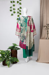 ANTIQUE PAISLEY 3PC SUIT STITCHED