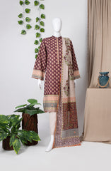 BAHARA 3PC SUIT STITCHED