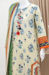 ETHEREAL FLOWER 3PC SUIT STITCHED