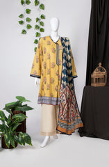 MEHTAB 3PC SUIT STITCHED