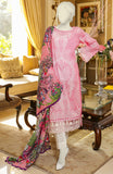 SUMMER'22 IMPRESSIONISM EMBROIDERED DIGITAL PRINTED LAWN 3PC UNSTITCHED