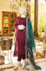 SUMMER'22 ETHNIC GLORY EMBROIDERED DIGITAL PRINTED LAWN 3PC UNSTITCHED