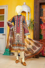 EID FESTIVE'22 MAAHRU 3PC STITCHED SUIT