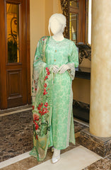 EID FESTIVE'22 KNITTED LACE EMBROIDERED PRINTED LAWN 3PC UNSTITCHED