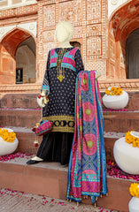 FESTIVE'22 HUNAR EMBROIDERED PRINTED DOBBY 3PC UNSTITCHED