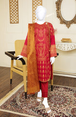 FESTIVE'22 TRINKLET EMBROIDERED PRINTED 3PC UNSTITCHED