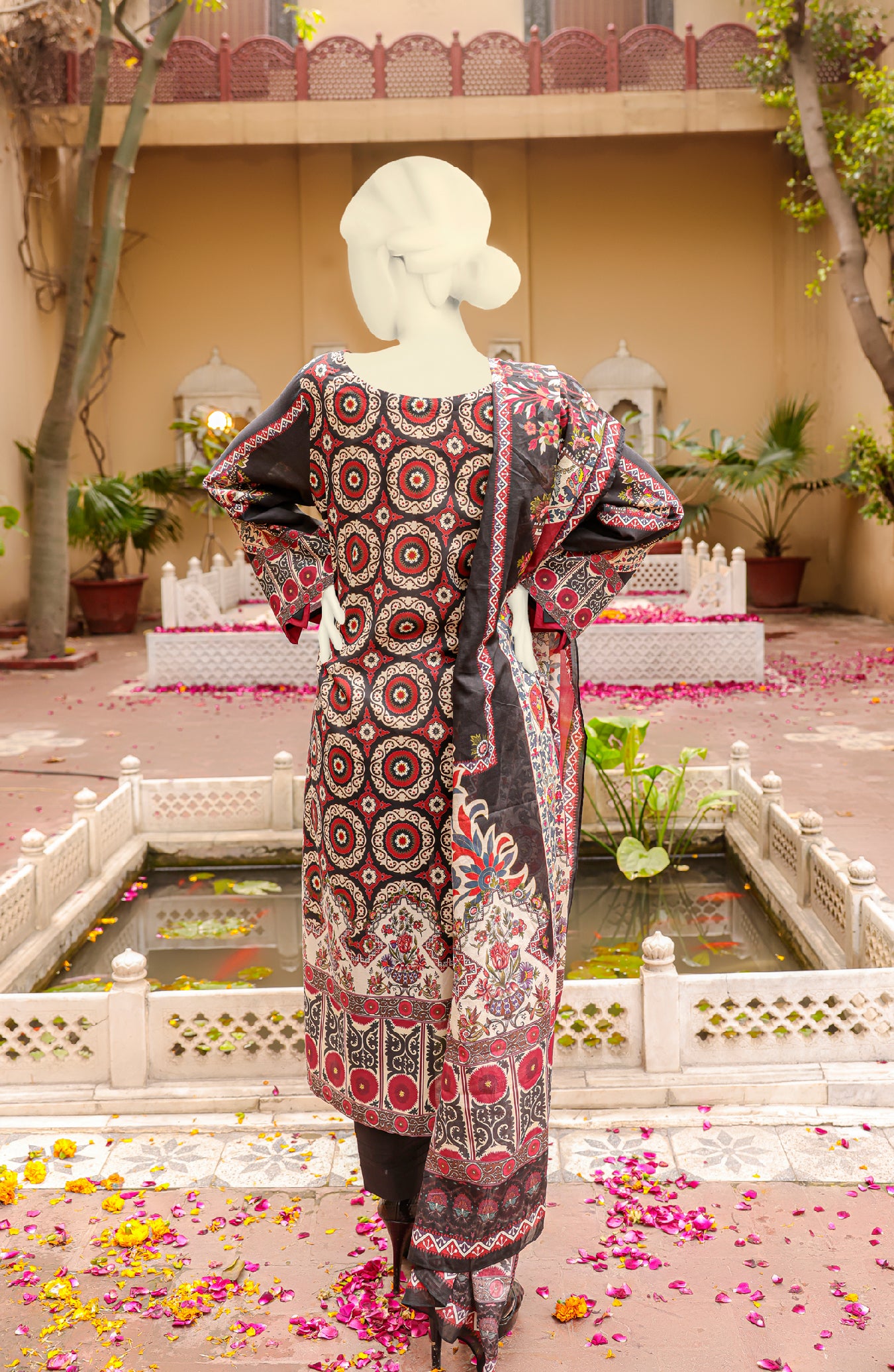 SUMMER'22 SUMMER PALACE STITCHED 3PC SUIT