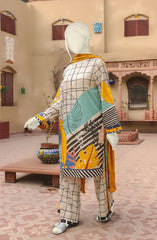 SUMMER'22 CLEAR DOVE STITCHED 3PC SUIT