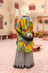 SUMMER'22 RAIN FOREST STITCHED 3PC SUIT