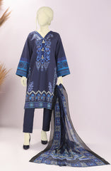 PRE WINTER'22 BATNA SELF JACQUARD STITCHED 3PC SUIT