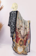 PRE WINTER'22 TAAN SELF JACQUARD STITCHED 3PC SUIT