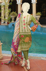 SUMMER'22 COCO IKAT BASIC DIGITAL PRINTED 3PC UNSTITCHED