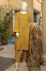 SUMMER'22 HARMONY EMBROIDERED SLUB LAWN 3PC UNSTITCHED