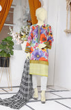 EXCLUSIVE COLLECTION'22 FLORAL STREET PRINTED LAWN 3PC UNSTITCHED