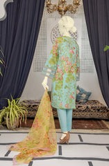 EXCLUSIVE COLLECTION'22 DAFFODIL PRINTED LAWN 3PC STITCHED SUIT