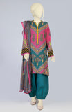 SUMMER'23 ETHNIC MAZE EMBROIDERED PRINTED LAWN 3PC UNSTITCHED