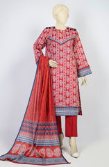 SUMMER'23 FOLK THISTLE PRINTED LAWN 3PC UNSTITCHED