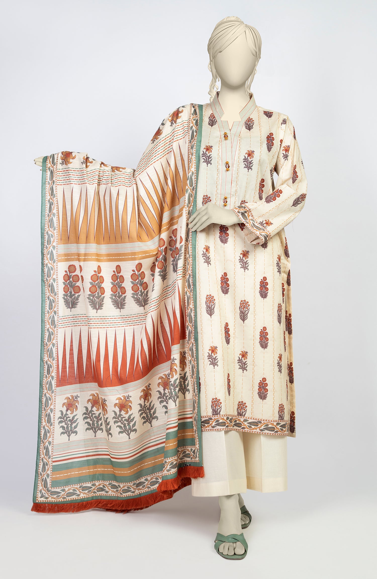 SUMMER'23 ETHNIC MASHUP PRINTED LAWN 3PC UNSTITCHED