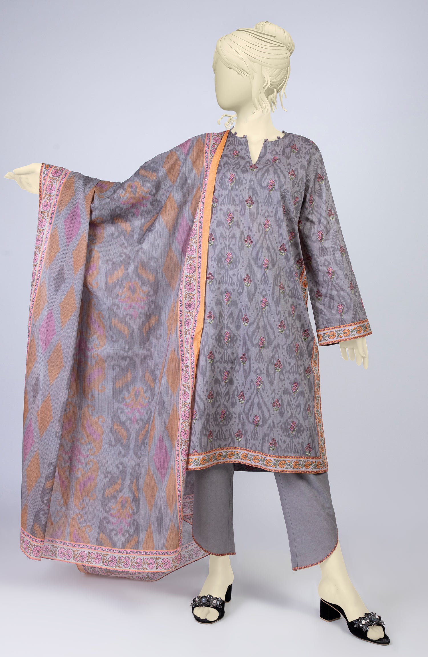 SUMMER'23 IKAT DREAMS PRINTED LAWN 3PC UNSTITCHED