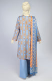 SUMMER'23 CROSSED ROW PRINTED LAWN 3PC UNSTITCHED