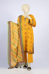 SUMMER'23 ROCK HILL CONTRAST PRINTED LAWN 3PC UNSTITCHED