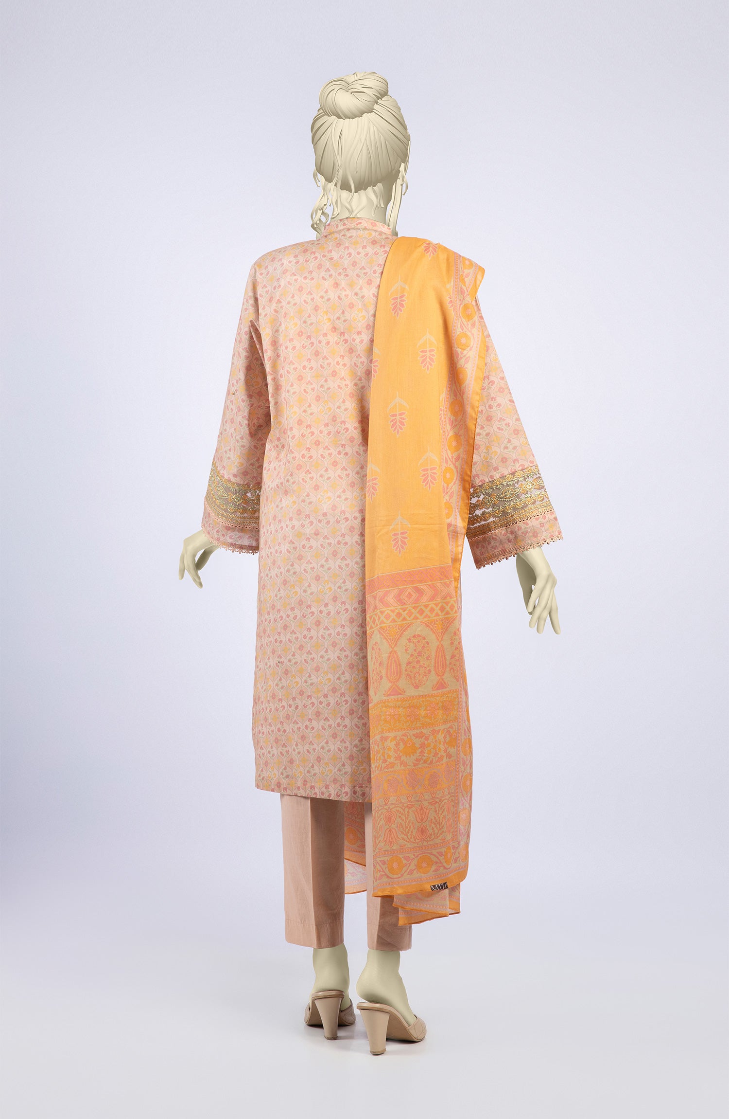 SUMMER'23 MALKHA PRINTED LAWN 3PC UNSTITCHED