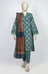 SUMMER'23 ECLECTIC EMBROIDERED DYED 3PC UNSTITCHED