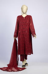 FESTIVE'23 EXCLUSIVE EMBROIDERED 3PC UNSTITCHED