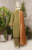 SUMMER'23 OLD BRASS STITCHED 3PC SUIT