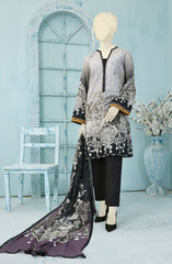 EID FESTIVE'22 LAVENDER DIGITAL PRINT 3PC UNSTITCHED