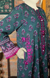 WOMEN DRUPELET EMBROIDERED PRINTED KHADDAR 2PC UNSTITCHED