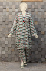 SUMMER'23 MINIMAL IKAT STITCHED 2PC SUIT