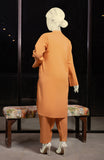 SUMMER'23 PEACH PUFF STITCHED 2PC SUIT