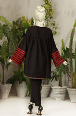 WINTER'22 OVAL SATIN STITCHED 2PC SUIT