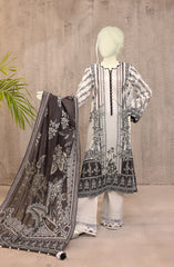 MONOCHROME'22 BAAD E SABA PRINTED LAWN 3PC UNSTITCHED